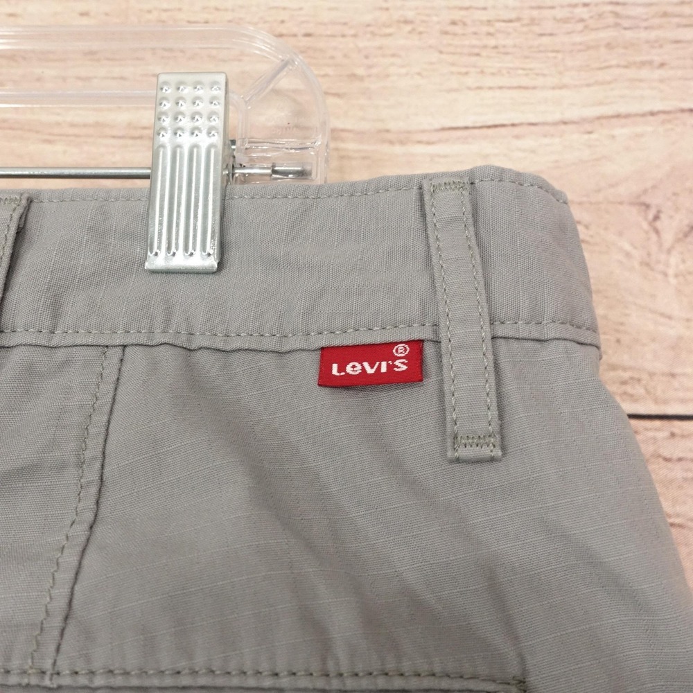 Levi's Shorts Mens 40 Gray Cargo Cotton Ripstop 10 Inseam Casual Summer Outdoor - Picture 5 of 9